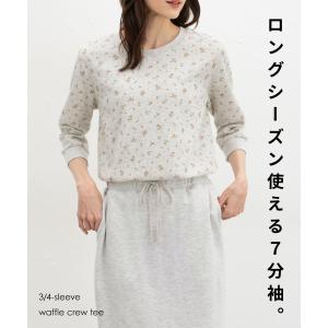 トップス Tシャツ 7分袖Tシャツ カットソー...の詳細画像4