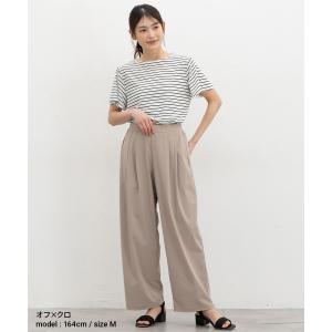 トップス カットソー 半袖 接触冷感 ハニさら...の詳細画像3