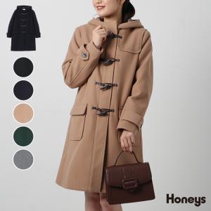 アウター コート ダッフルコート ロング丈 フェイクウール