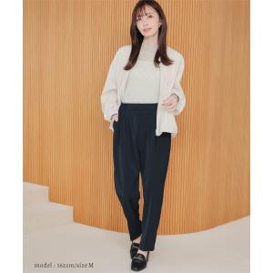 ボトムス パンツ テーパードパンツ ロングパン...の詳細画像3