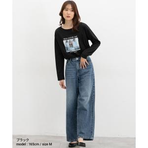 トップス Tシャツ ロンT 長袖Tシャツ カッ...の詳細画像3