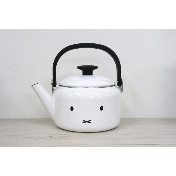 琺瑯 ほうろう 富士ホーロー ハニーウェア ミッフィーフェイス 2.0Lケトル かわいい シンプル ...