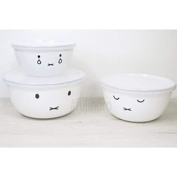 安心のメーカー直販 富士ホーロー ハニーウェア キッチン雑貨 ミッフィー 14・16・18cm セッ...