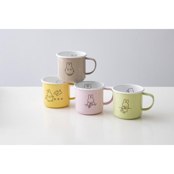 ホーロー 琺瑯 ほうろう マグカップ 保温性抜群 富士ホーロー キッチン雑貨 パステル 8ｃｍマグ ...