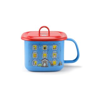 富士ホーロー 保存容器 ホーロー ムーミンハウス キューブクック 角型