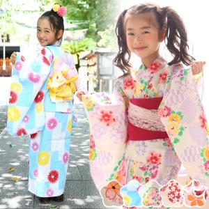 浴衣 子供 女の子 選べる 14柄 大正ロマン キッズ浴衣...