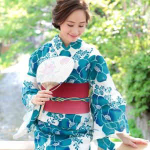 浴衣 レディース 3点セット (浴衣/帯/下駄) 多彩 縞(...