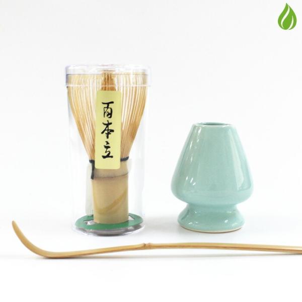 茶筅セット 茶筅 百本立 / くせ直し / 茶杓 ３点セット 100本立 茶道具 お稽古用 茶せん ...