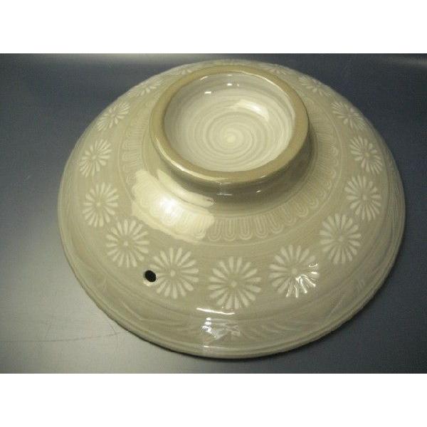 蓋　ふた　フタ　のみ　の販売です☆日本製　銀峯　花三島6号土鍋用　万古焼