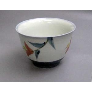 【4方向からの豊富な画像付】有田焼/ゴス巻芦絵・反千茶　煎茶・346円