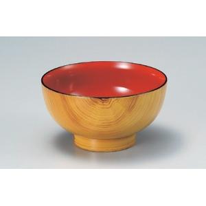 うどん丼　花梨内朱　漆器　ＡＢＳ樹脂　日本製