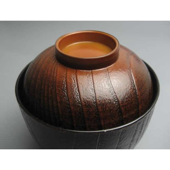 【4方向からの豊富な画像付】桐木目小吸碗/栃【越前漆器】