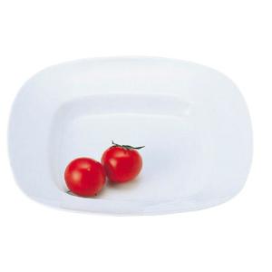 【白い器】　26cmスクエアスープplate2205円
