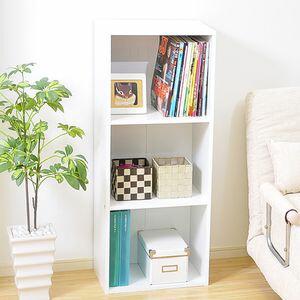 カラーボックスシリーズ【kara-bacoA4】3段A4サイズ 2個セット[03]