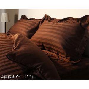 9色から選べるホテルスタイル ストライプサテンカバーリング 枕カバー 1枚[S1][00]｜honkeya
