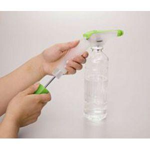 ペットボトル専用 加圧式スプレーノズル クリアグリーン ポンプ式[01]