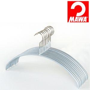 10本セット マワハンガー 滑らないハンガー レディースライン シルバー[01]