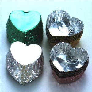 チョコカップ チョコレート型 ハート ５色 20枚入[01]