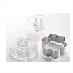 クッキー抜き型 ニコニコフェイス 花型[01]