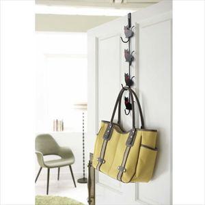 ドアハンガー ネコ ４連 ブラック[01]