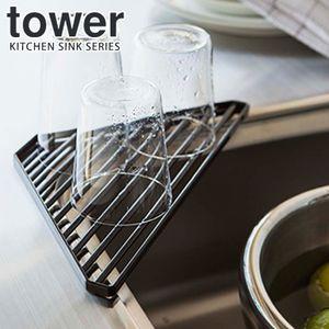 シンクコーナーラック タワー ブラック[01]