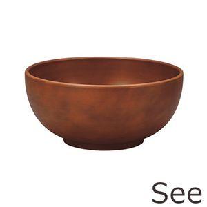 ＳＥＥ 麺どんぶり ライトブラウン[01]