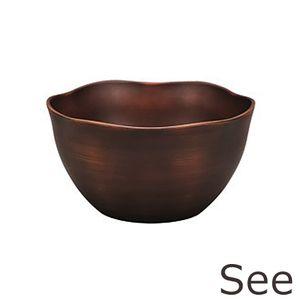 ＳＥＥ 花ボウル ダークブラウン[01]