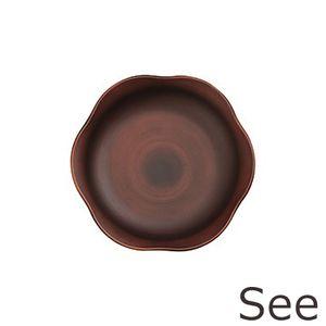 ＳＥＥ 花プレート Ｓ ダークブラウン[01]