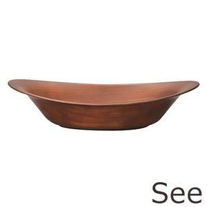 ＳＥＥ カレー＆パスタ皿 ライトブラウン[01]