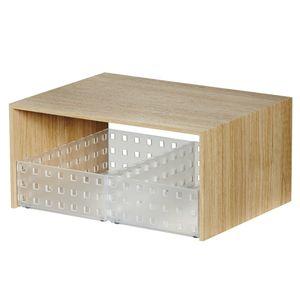 ライクイット コの字ラック 木目調 プラスラック ツールケース付き ナチュラル PLUSRACK R...