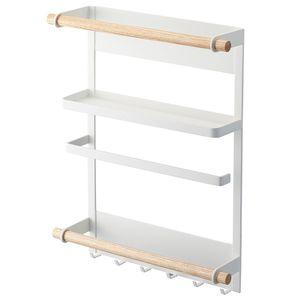 マグネット冷蔵庫サイドラック トスカ ホワイト 2901[01]