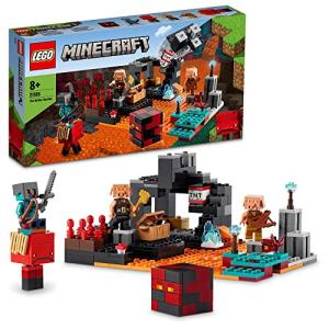 レゴ(LEGO) マインクラフト ネザーの砦 21185 おもちゃ ブロック プレゼント 街づくり 男の子 女の子 8歳以上｜honki-benri