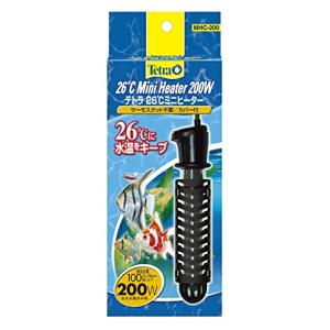 テトラ (Tetra) 26℃ミニヒーター 200W 安全カバー付 アクアリウム 熱帯魚 メダカ 金魚｜honki-benri