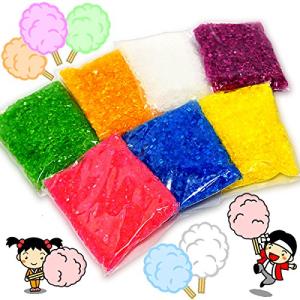 綿菓子用 カラーザラメ 7色セット 各100g入