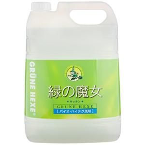【大容量】 緑の魔女 キッチン(食器用洗剤) 5L｜honki-benri