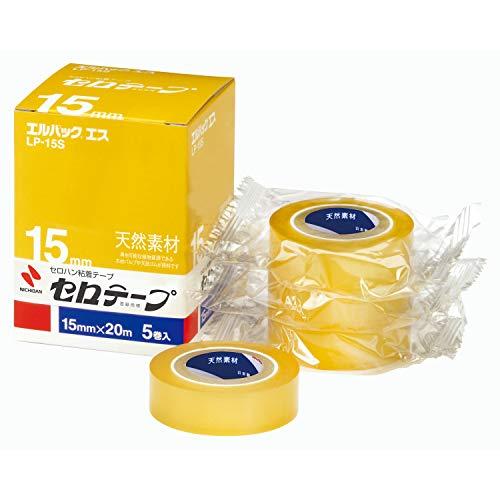 ニチバン セロテープ 小巻 エルパックエス 5巻入 15mm×20m LP-15S