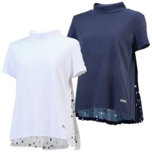 本間ゴルフ カノコ半袖モックネックシャツ レディース ウェア アパレル ホンマ HONMA GOLF LADIES WEAR｜honmagolfonline