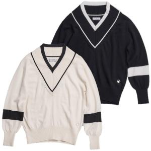 本間ゴルフ Vネックセーター レディース ウェア アパレル