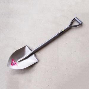 根きり　根おこし 植木 果樹園用 本刃付ショベル パイプ柄