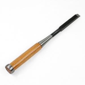 追入鑿 ハイス鋼 赤樫柄 15mm 大工道具 鑿 のみ ノミ : ほんまもん