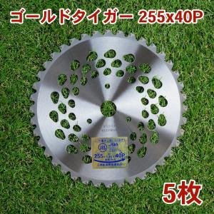 刈払機用 チップソー 255mm×40P ゴール...の商品画像