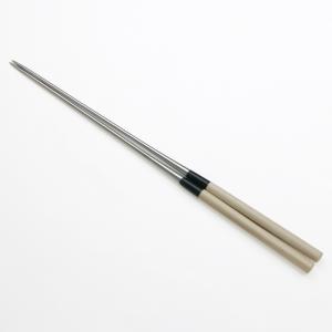 盛り箸 日本製 13-0ステンレス製 水牛桂柄 盛箸 15cm 業務用 家庭用