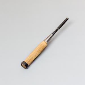ねずみ 追入鑿 24mm 赤樫柄 播州三木 職人手造り 大工道具 鑿 のみ
