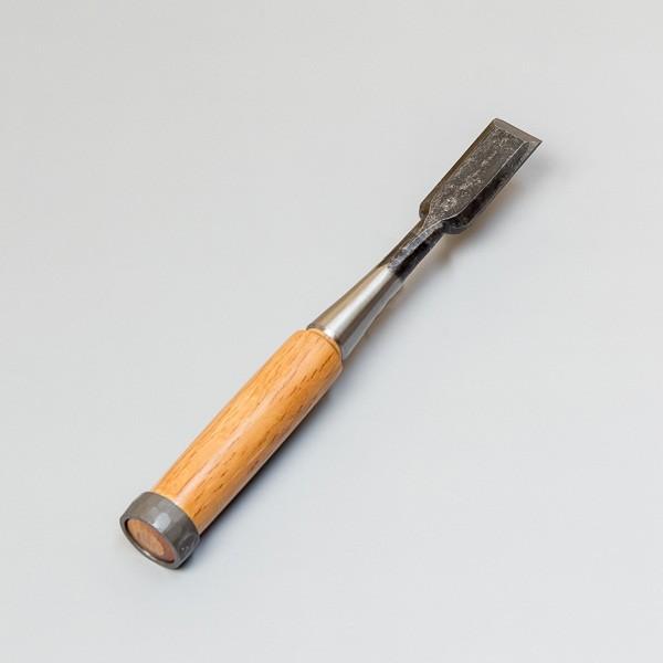 ねずみ 追入鑿 21mm 赤樫柄 播州三木 職人手造り 大工道具 鑿 のみ ノミ 大入ノミ