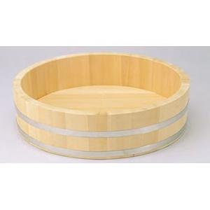 寿司桶 51cm 椹（さわら）製 ステンレスタガ 2.8升 業務用 日本製 メーカー直送