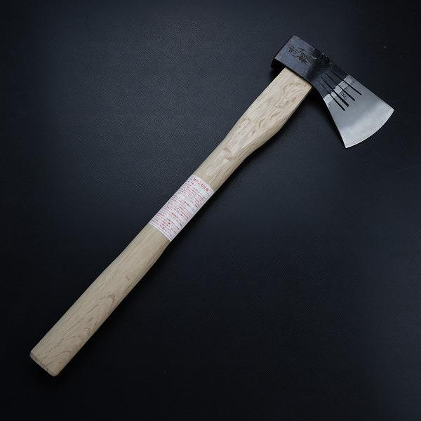 木馬斧 600g 天鋼 白紙鋼 サック付き オノ