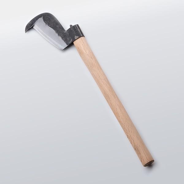 丸ヒツ鉈 紀州型380g 白紙鋼 ケース付き ナタ