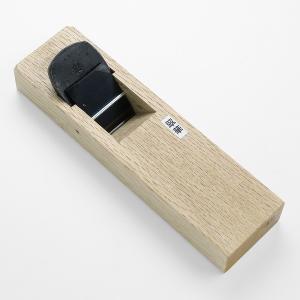 義峰 小鉋 48mm 青紙1号 極軟鉄 本赤樫5.5寸台 ヒナ型 二枚鉋 裏出し