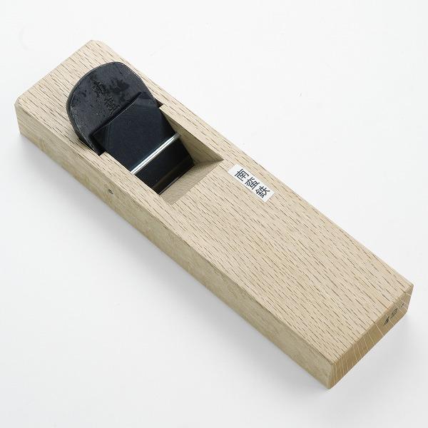 南蛮鉄 小鉋 42mm 青紙1号鍛造古鋼 錬鉄 白樫7寸台 ヒナ型 二枚鉋 日本製