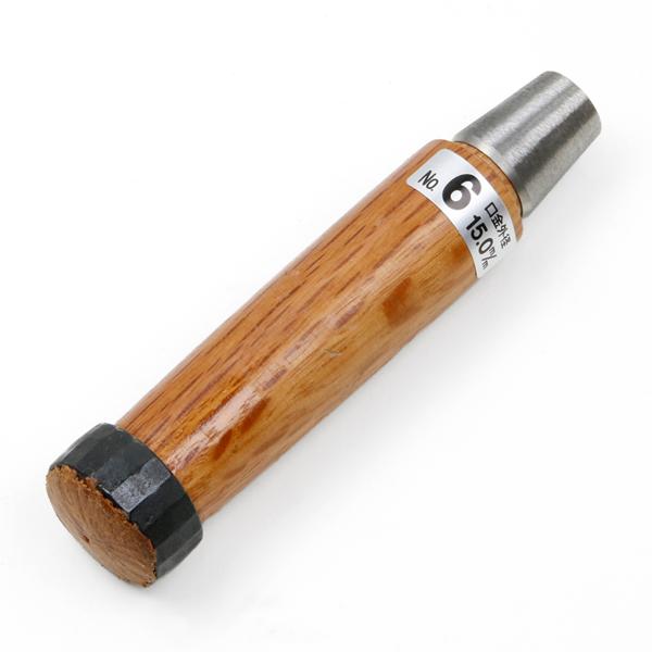 スーパーハンドル  No.6 追入鑿 交換用 木柄 口金外径 15.0mm